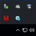 WampServer 3 beállítása - értesítési ikon kikapcsolt szolgáltatásokkal